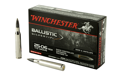 WINCHESTER SUPREME 25-06 REM 115GR SILVER-TIP 20RD 10BX/CS - for sale